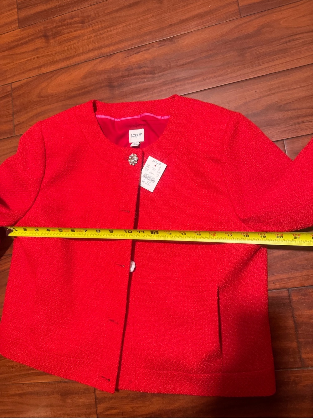 J. Crew Red Women's Blazer sizes 10 brand new , please read - Picture 5 of 8
